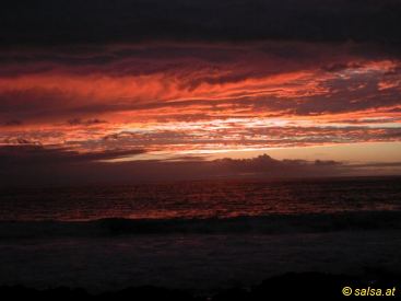 Sonnenuntergang in der Nhe von Los Llanos de Aridane