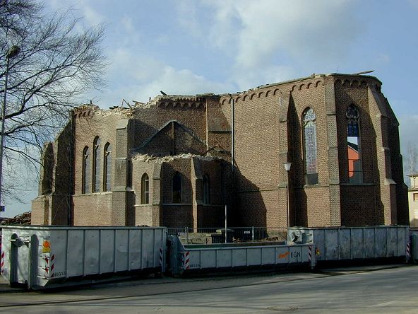 Garzweiler 2, Alt-Otzenrath: Abbruch der Kirche