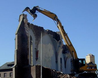 Garzweiler 2, Alt-Otzenrath: Abriss der Kirche