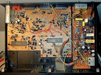 Thermographie: Elektronikplatine mit hot-spots